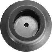 Patas de Goma Antideslizantes para Sillas de Ducha (x4 Unidades) Tapas para Sillas de Ducha para Tubos de 28-30 mm Base de 60 mm Negro KMINA P30036