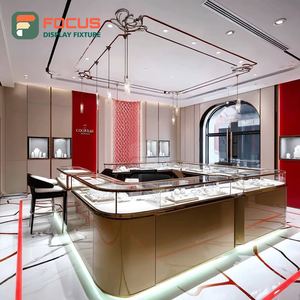 Muebles de Tienda de Joyería de Alta Visibilidad, Fabricante de Muebles con Acabado Laminado, Mostrador de Centro Comercial, Vitrina - Product Image 6