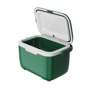 Nevera Portátil de Plástico Aislada de 10 Cuartos de Galón, Mini Nevera Aislada para Alimentos, para Acampar, Conservación de Frescura - Product Image 3