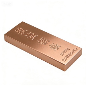 Copper Bullion <b>Bar</b> 99.9% High Purity Solid Copper Ingot 10kg Custom Laser Engraving Investment Collectible - Product Image 3