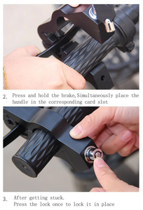 Aluminium Motorcycle Brake Lever <b>Lock</b> With Key Black Coating 12mm Cap Diameter Metric <b>Thread</b> Standard Type - Product Image 4