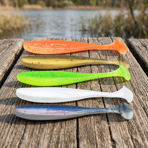 Señuelo de Pesca de Plástico Suave TPE de 4cm-12cm, 8 Colores, Cebo Suave para Pesca de Salmón en Agua Dulce y Lagos, Venta al Por Mayor - Product Image 2