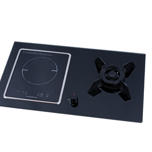 Lyroe Venta caliente Barato Hogar Cocina Uso Eléctrico N.G Negro Panel de vidrio templado Estufa de gas - Product Image 3