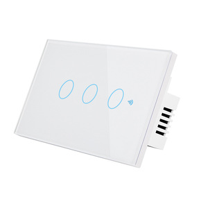 118 Tuya US Standard Single Zero Line RF433 Interruptor de luz de pared táctil inteligente Wifi eléctrico - Product Image 3