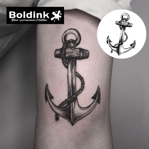 <span class=keywords><strong>Tatuaje</strong></span> semipermanente <span class=keywords><strong>de</strong></span> tinta Jagua Juice <span class=keywords><strong>de</strong></span> Boldink, diseño <span class=keywords><strong>de</strong></span> ancla náutica realista, resistente al agua, <span class=keywords><strong>de</strong></span> larga duración (2 semanas), para el cuerpo. - Product Image 3