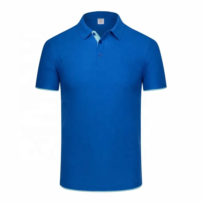 Supply Custom Blue Polo Shirt Golf Polo For Men Women