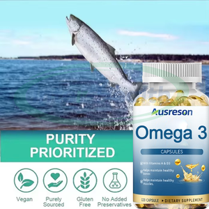 Ausreson OEM, масло водорослей, <span class=keywords><strong>Dha</strong></span> <span class=keywords><strong>Omega</strong></span>-<span class=keywords><strong>3</strong></span> 6 9, мягкие гелевые капсулы, 1000 мг, <span class=keywords><strong>omega</strong></span> <span class=keywords><strong>3</strong></span>, рыбий жир, капсулы - Product Image 3