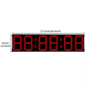 Ganxin Customized 14 Inch Large LED <strong>Wall</strong> <strong>Clock</strong> 6-<strong>Digit</strong> Outdoor <strong>Countdown</strong> Electronic <strong>Timer</strong> Waterproof Remote Control <strong>Clock</strong> - Product Image 2