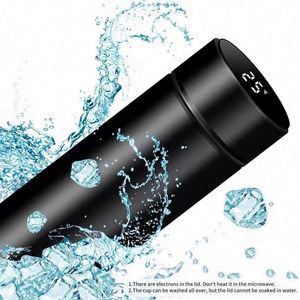 Logo Printed Water <b>Bottle</b> <b>Thermos</b> Tumbler Digital Termo Con Vacuum Led Promotion Corporate Activity Business Gift Custom Gifts - Product Image 4