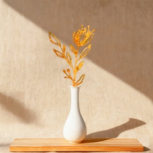 Ornements d'animaux pour jardin, accessoires rustiques, décorations, piquets décoratifs en métal, sculpture artificielle en métal poli facile à poser, pots - Product Image 2