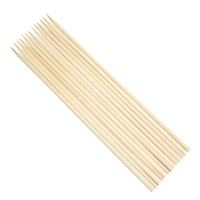 Brochettes plates jetables en bambou naturel de qualité alimentaire de 30 cm