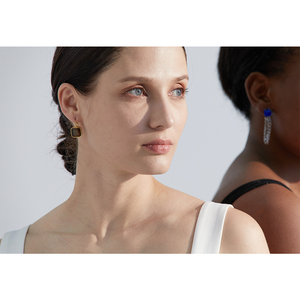 JINYOU 550 Delicate White <strong>Green</strong> Charm Square Opal Stone French Hook Earrings Stainless Steel 18k Gold Plated Waterproof <strong>Jewelry</strong> - Product Image 5