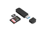 Lector de Tarjetas USB Flash Drive para Tarjetas SD y Micro SD, Compatibilidad Universal para Laptop y PC