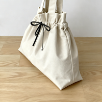 Sac fourre-tout en toile de coton réutilisable et écologique avec logo personnalisé, idéal pour le shopping – Vente en gros