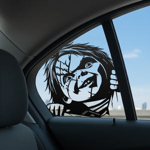 Pegatina para Coche de <span class=keywords><strong>Chucky</strong></span> Mirando Fijamente, Película de Terror Child's Play, Calcomanía de Vinilo Impermeable, Personaje de Muñeca Asesina, Accesorios para Coche - Product Image 1