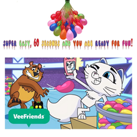 Lot de 37 ballons gonflables rapides de 3 pouces pour fêtes d'été et décorations d'anniversaire, jouets de fête pour enfants