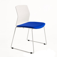 Chaise de bureau de style moderne pour salle d'attente Siège visiteur en maille plastique