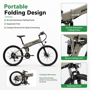 Bicicleta Plegable Compacta de Aluminio de 26 Pulgadas para Desplazamientos Urbanos, Bicicleta Eléctrica Plegable DC-EM1 DC-EM1 DC-EM1 - Product Image 5