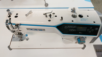 Machine à coudre plate industrielle à aiguille simple Jack A6F-E avec alimentation par aiguille anti-désalignement