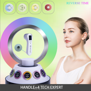 Máquina Portátil de Iontoforesis Magnética de Tiempo Inverso con Cápsula Inteligente para Reafirmar la Piel, Reducir Arrugas y Minimizar Poros - Product Image 1