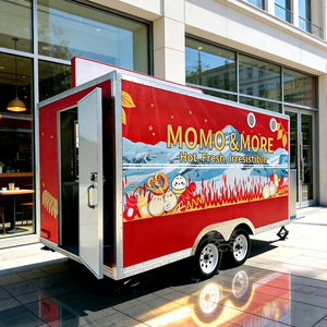 KR Trailer Multifunctional Tow <b>Bar</b> Mobile Food Double Water Sinks Candy Chips Station Fully Equipped Kitchen 4 Wheel <b>Snack</b> Food - Product Image 1