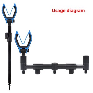 Support <span class=keywords><strong>de</strong></span> canne à pêche en nylon <span class=keywords><strong>de</strong></span> style européen ZJT-VT49, support réglable en forme <span class=keywords><strong>de</strong></span> <span class=keywords><strong>V</strong></span> pour canne <span class=keywords><strong>de</strong></span> mer, <span class=keywords><strong>fourche</strong></span> porte-canne, accessoire 3/8 pouce - Product Image 4