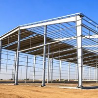 Entrepôt préfabriqué en acier léger galvanisé, atelier industriel en métal, bâtiment de stockage, kit de hangar préconstruit