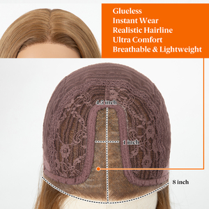 Perruque en dentelle monofilament synthétique Kanekalon en gros avec perruques en fibre Futura, perruques frontales blondes en dentelle pour femmes - Product Image 4