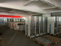 Compresseurs industriels portables 8HP à lamelles, refroidisseur d'eau à immersion froide, ventilateur à évaporation sur pied refroidi par eau