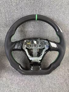 Volante de Fibra de Carbono y Cuero con Base Plana, Forjado a Medida, para <span class=keywords><strong>Mazda</strong></span> 3, <span class=keywords><strong>6</strong></span>, 5, 8, CX7, RX8, CX5, RX7, MX5, CX90 - Product Image 5