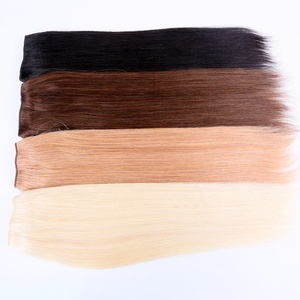 Highknight Venta caliente diadema <span class=keywords><strong>Invisible</strong></span> alambre Halo Extensiones de Cabello 100% Remy cabello humano Alambre de pescado extensión de alambre fino - Product Image 3