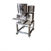 Machine automatique à faire des galettes de hamburgers et des tourtes à la viande, moteur et pompe 220V, haute capacité