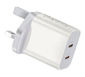 Dual <b>C</b> Fast <b>Charging</b> 20W <b>Charging</b> Head TYPE-<b>C</b> Charger 40W Dual PD Charger Mobile Phone <b>Charging</b> Head - Product Image 5