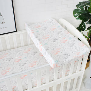 Venta al por mayor, ropa de cama ajustada para bebé, Jersey de bambú de lino orgánico, muselina de algodón, juego de sábanas de <span class=keywords><strong>cuna</strong></span> - Product Image 6