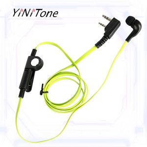 Auriculares intrauditivos estilo Green Noodle con conector K de 2 pines y audio claro para radios <span class=keywords><strong>Baofeng</strong></span> UV5R BF888S Kenwood TK TH Series - Product Image 6