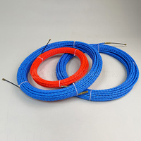Enfile-câble électrique pour électricien, tire-câble à ressort 3mm 4mm 6mm, ruban tire-câble 15m 20m 30m