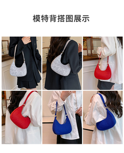 Nouveau Sac à Main Élegant Femme Vente en Gros <span class=keywords><strong>Prix</strong></span> Bas, Sac Sous l'Épaule Tendance Style Étranger, Sac Bandoulière Décontracté Simple - Product Image 4