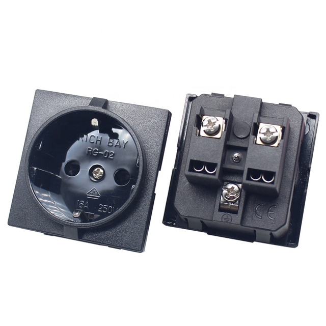 250V 16A Rich Bay RG-02  European Germany Power Strip  Schuko Socket