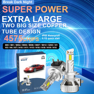 DGLS S310 Plug and play 50W 50000LM ad alta potenza H4 <span class=keywords><strong>H11</strong></span> 9005 9006 LED lampadina fari all'ingrosso H8 H1 H3 H7 faro a Led per auto - Product Image 6