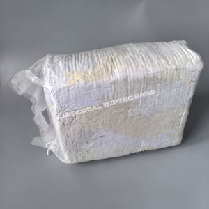 Chiffons de nettoyage industriels robustes en coton 100% blancs, 5KG 10KG, pour usage intensif - Product Image 1