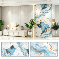 Revêtement mural décoratif intérieur en feuille de PVC flexible écologique, personnalisable OEM ODM, avec solutions de conception graphique