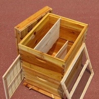 Umweltfreundlicher Holz-2-Schicht-Wachs-imprägnierter Langstroth-Bienenstock mit Wachsbeschichtung Kompletter Bienenstock-Werkzeugkasten