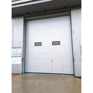 <span class=keywords><strong>Porte</strong></span> <span class=keywords><strong>de</strong></span> <span class=keywords><strong>garage</strong></span> <span class=keywords><strong>sectionnelle</strong></span> noire avec <span class=keywords><strong>kit</strong></span> <span class=keywords><strong>de</strong></span> quincaillerie moteur intégré, isolée thermiquement en PU, <span class=keywords><strong>pour</strong></span> villa - Product Image 5