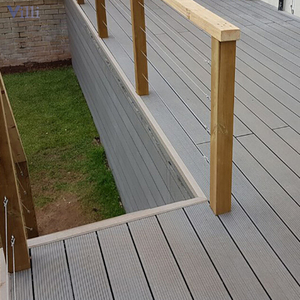 Tùy biến ngoài trời lối đi <span class=keywords><strong>WPC</strong></span> Composite co-đùn <span class=keywords><strong>decking</strong></span> độ ẩm và chống trượt bên duy nhất không thấm nước - Product Image 4