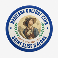 Écusson tissé personnalisé avec logo de club culturel et historique pour vêtements de boutique et accessoires de sacs