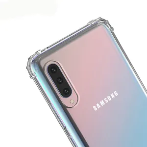 Transparante Tpu Case Voor Samsung Galaxy A90 5G A70 A60 A50 A40 A30 A20 Mobiele Telefoon Cover Clear Soft bumper Case