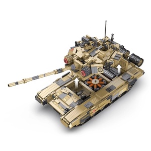 Tanque <span class=keywords><strong>de</strong></span> Batalla Rey <span class=keywords><strong>de</strong></span> la <span class=keywords><strong>Guerra</strong></span> <span class=keywords><strong>de</strong></span> Bloques <span class=keywords><strong>de</strong></span> Construcción DIY, Escala 1:10, Tanque <span class=keywords><strong>de</strong></span> Batalla Principal Ruso Blindado T90 - Product Image 4