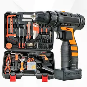 Home rechargeable hand drill Power tools lithium battery drill