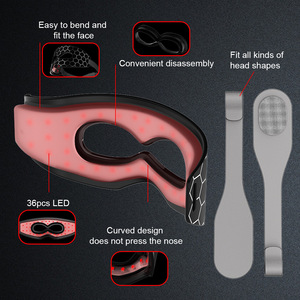 Nouveau <span class=keywords><strong>Masque</strong></span> LED Intelligent Portable pour les Yeux, Dispositif d'Expérience Lumineuse 7 Couleurs, <span class=keywords><strong>Masque</strong></span> Oculaire en Silicone Rechargeable 800mAh, Marque Privée OEM - Product Image 4