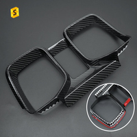 Shasha carbone garniture tableau de bord décoration couverture voiture Fiber de carbone accessoires pour Chevrolet Camaro 2011 2012 2013 2014 2015